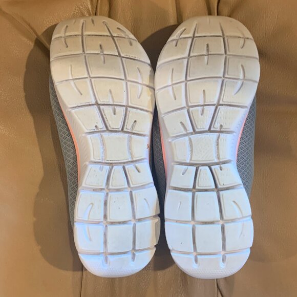 SKECHERS WOMEN'S WIDE FIT SNEAKERS, SUMMITS #12980W, GRAY/PINK, SIZE 7.5, VGUC - Picture 3 of 8